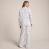 Lands' End Women's Cotton Poplin 2 Piece Pajama Set - Long Sleeve Top and Pants - 2 of 4