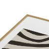 Megan Galante Painted Zebra Metal Framed Art Print - Deny Designs - 3 of 4