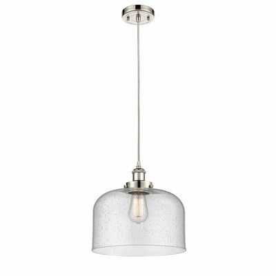 Bell - 1 Light Cord Hung Mini Pendant In Industrial Style-11.38 Inches Tall and 12 Inches Wide