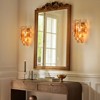 CityFurn 3-Light Modern Amber Glass Flush Mount Ceiling Light for Kitchen - 4 of 4