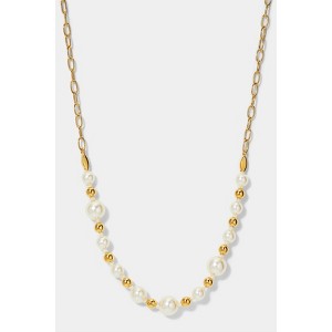 AJOA OCEAN BUBBLE PEARL FRONTAL NECKLACE - 1 of 4