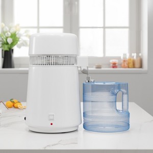 Distilled Water Machine 1 Gallon 4L Home Desktop Water Distiller Purifier Water Purification Filter Electric Water Distiller Countertop - 1 of 4