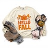 Simply Sage Market Hello Fall Pumpkin Distressed Sweatshirt - 3 of 4