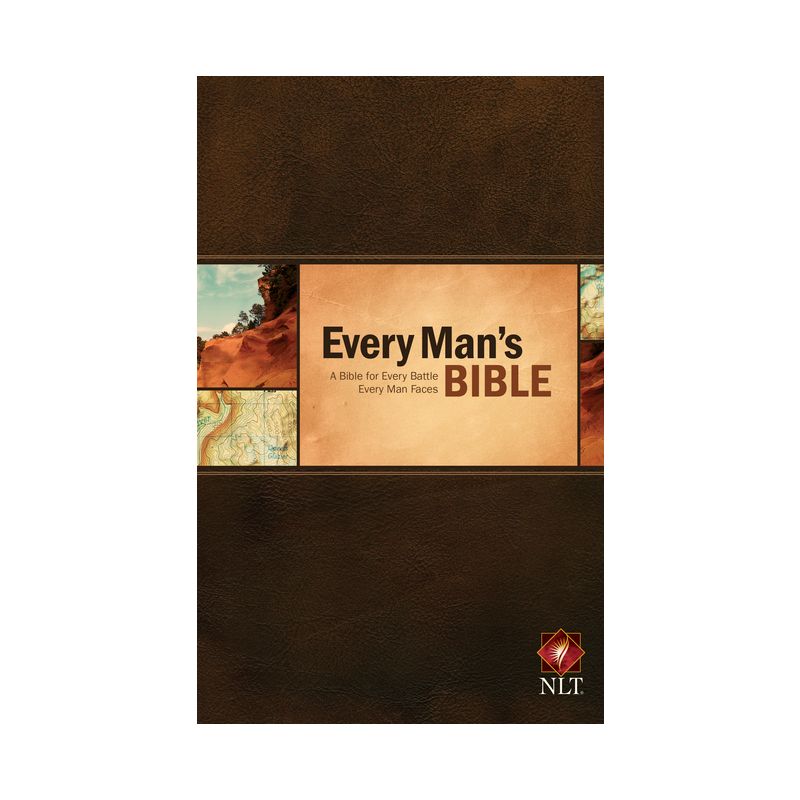 Every Man's Bible NLT Brown Leather Hardcover