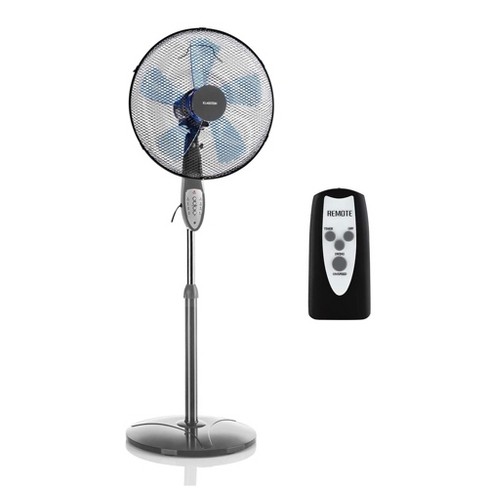 18 Inch Rechargeable Battery Oscillating Pedestal Adjustable Fan Stand 