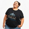 Wicked: Part 1 Shiz University Unisex Black Short Sleeve Tee - 4 of 4
