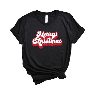 Simply Sage Market Women's Retro Merry Christmas Short Sleeve Graphic Tee - 1 of 4