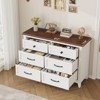6 Drawer Dresser for Bedroom, 47" Wide Wooden Storage Chest, Freestanding Closet Organizer - 4 of 4