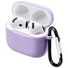 Vena Case for Apple AirPods 4 Case Silicone Cover Compatible with AirPods Gen 4 Case 4th Generation, Supports Wireless Charging, Purple - 3 of 4
