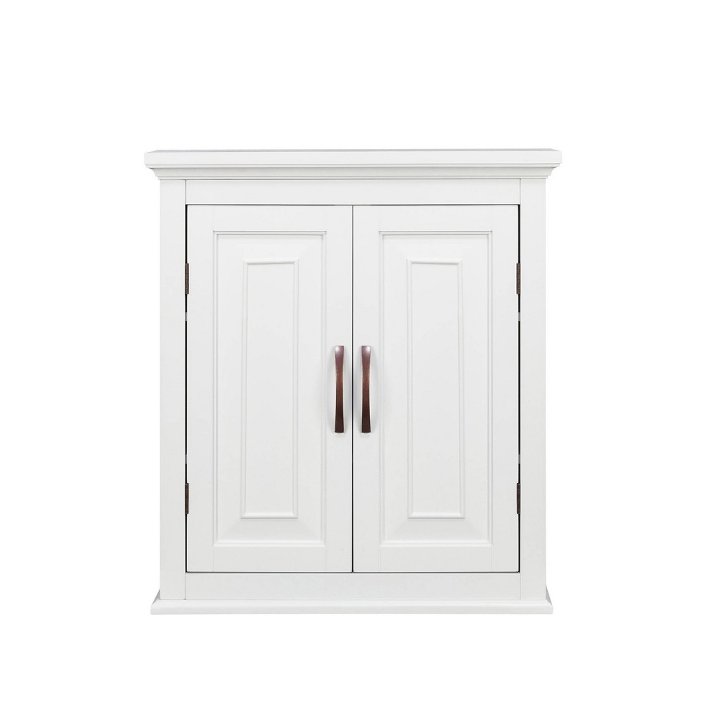 Photos - Wardrobe St.James Two Door Wall Cabinet White - Elegant Home Fashion