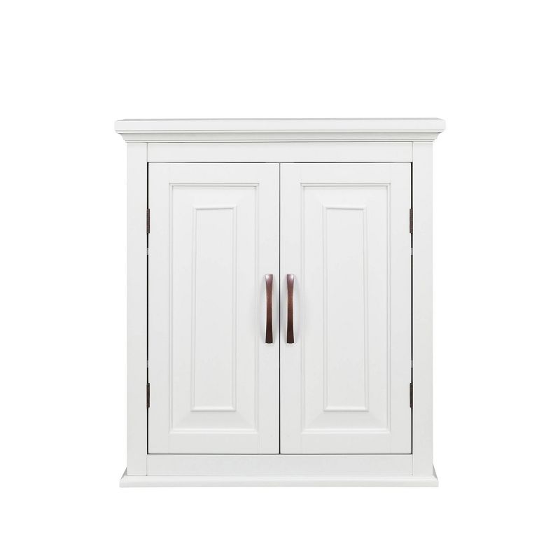 St.James Two Door Wall Cabinet White - Elegant Home Fashion, 1 of 9