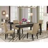 HomeStock 5-Pc Cappuccino Solid Wood Top-Dining Room Set with Butterfly Leaf-Seats 4 - 2 of 4