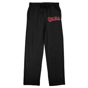 Cholula Logo Adult Black Sleep Pajama Pants - 1 of 4