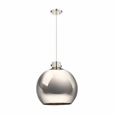 Innovations Lighting Newton Sphere 1 - Light Pendant in Polished Nickel ...