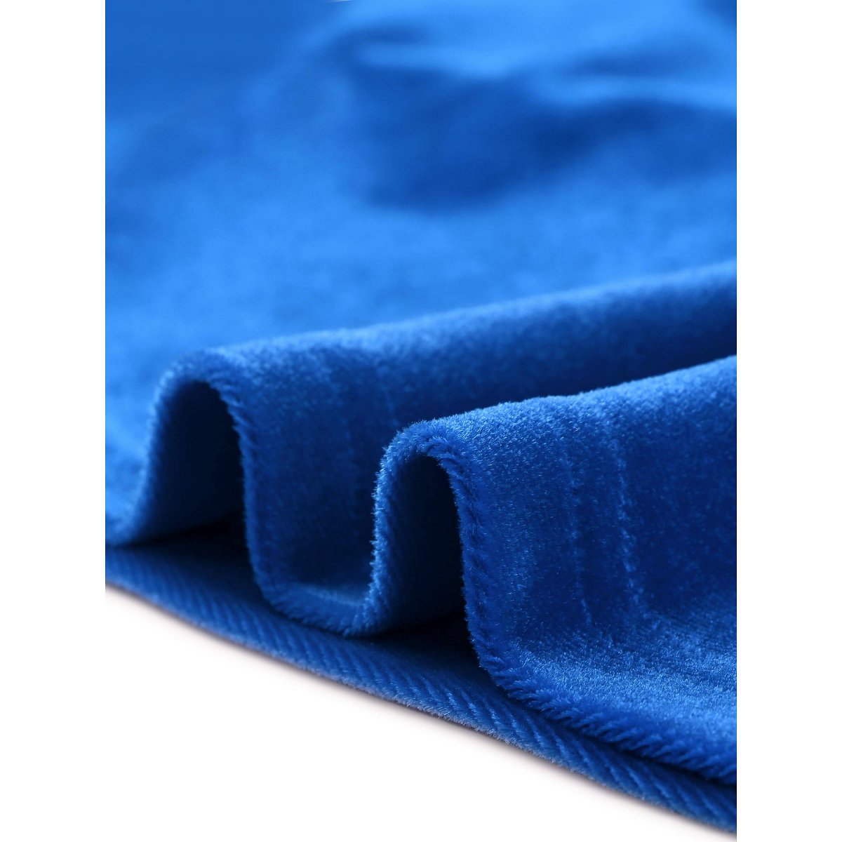 Женские платья INSPIRE CHIC Women's Vintage Sweetheart Neck 3/4 Sleeve Mini Velvet Dress Royal Blue Large — фото 5