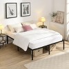 Racxily Queen Bed Frame, Heavy Duty Metal Structure with Quick Assembly & Noise Free, Black - 3 of 4