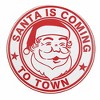 4.0 Inch Santa Coming Coaster Set/4 North Pole Special Delivery Coasters - 2 of 3