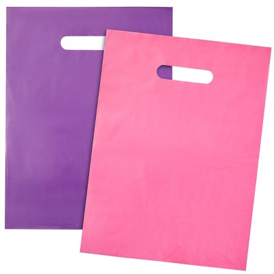 9x12 & 12x15 Plastic Merchandise Party Favor Retail Gift Bag Mixed Sizes/Colors 