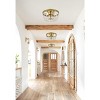 Elegant Lighting Kylie 10 inch flush mount in brass - 2 of 4