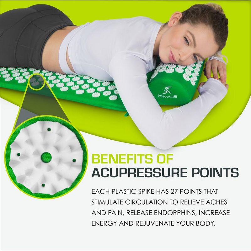 ProsourceFit Acupressure Mat and Pillow Set, 3 of 6