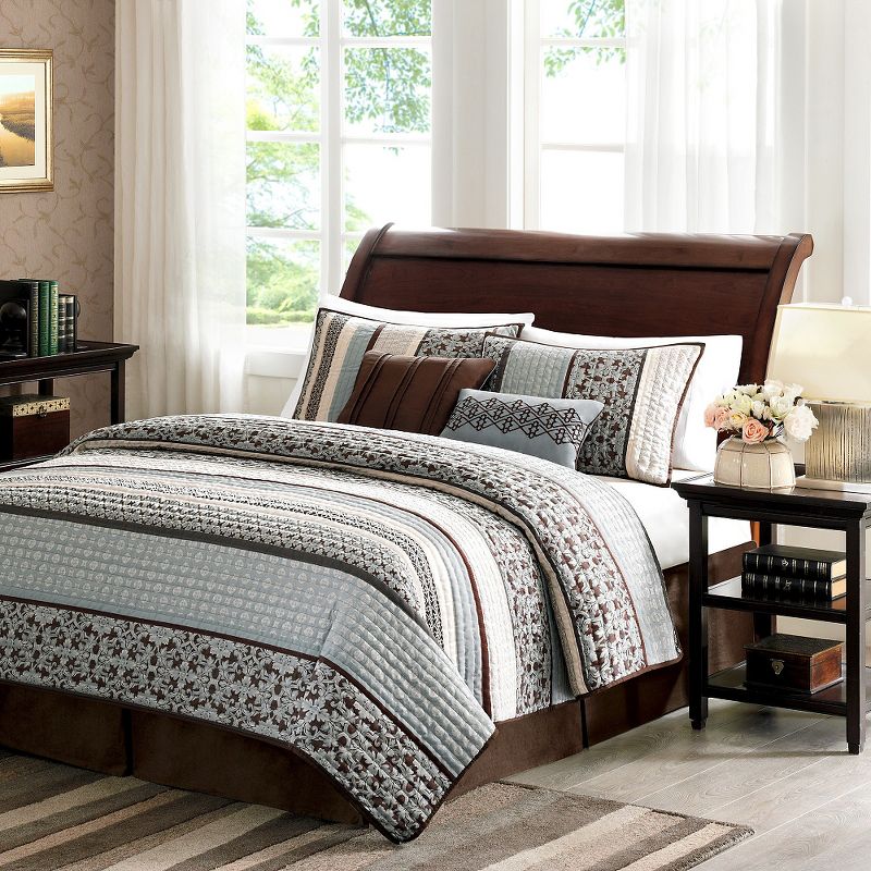 5pc Cambridge Reversible Quilted Coverlet Set - Madison Park, 1 of 12