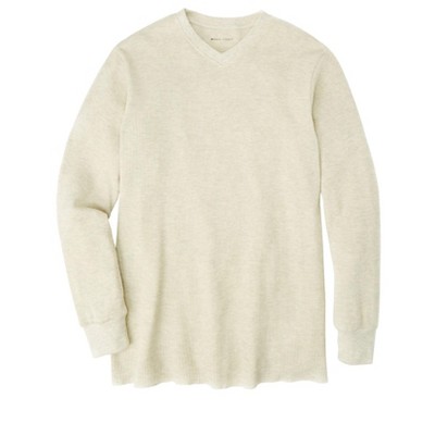KingSize Men's Big & Tall Heavyweight Thermal V-Neck Underwear Shirt