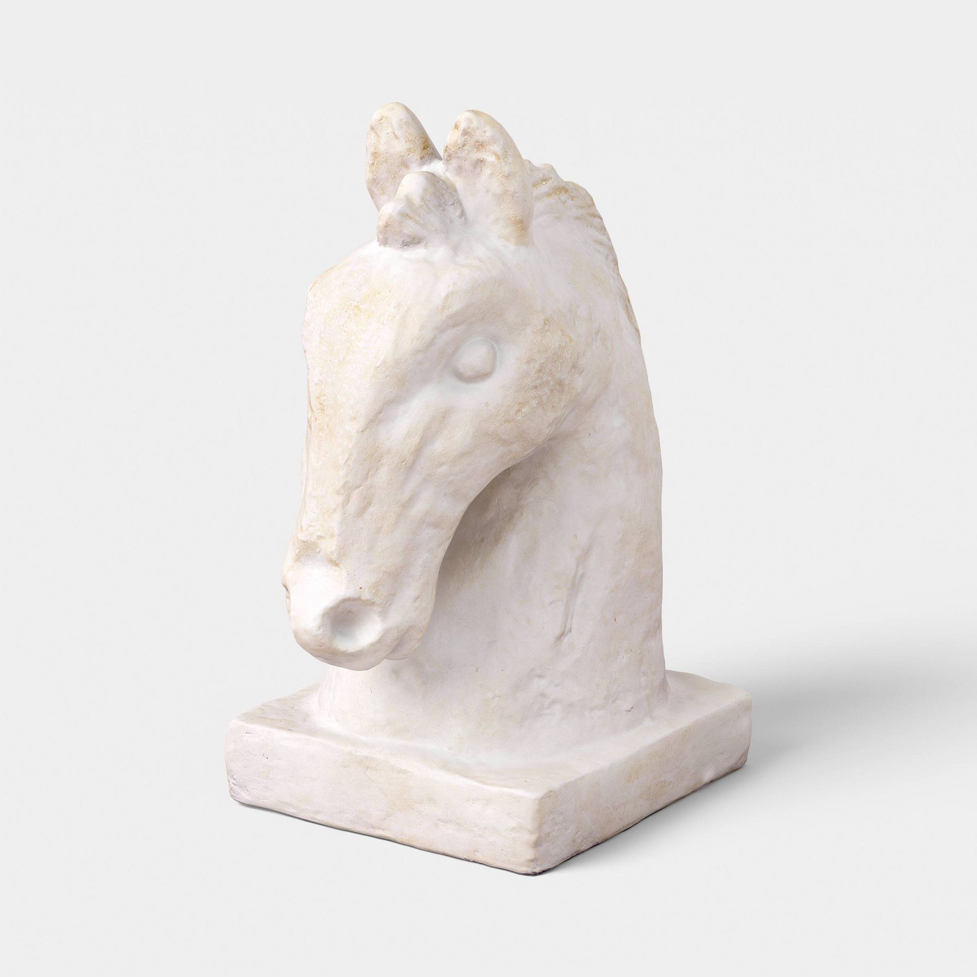 Rustic Ceramic Horse Bust Decorative Object - Threshold™