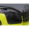 Aston Martin DBS Superleggera RHD Lime Essence Green Metallic with Carbon Top and Carbon Accents 1/18 Model Car by Autoart - 4 of 4