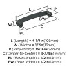 Amerock Rift Cabinet or Drawer Pull - 4 of 4