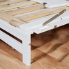 Mshliw Queen Size Murphy Bed with Iron Legs and Foldable Cabinet Design, Space Saving Wall Bed with Storage for Small Apartments or Guest Rooms - 3 of 4
