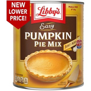 Libby's Easy Whole Pumpkin Pie Mix All Natural No Preservatives, 30 oz, 10 Servings (Pack of 4) - 1 of 1