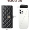 BEAFUP Women PU Leather Wallet,Large Capacity Bifold RFID Blocking Card Holder with ID Window with Zipper Coin Pocket - 3 of 4