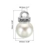 Unique Bargains Beautiful Designer DIY Jewelry Making Faux Pearl Pendants 100 Pcs - 2 of 4