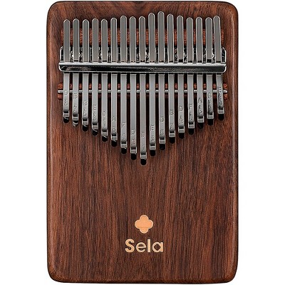 Sela 17 Note Solid Kalimba Black Walnut