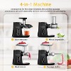 Slow Masticating Juicer with 2 Speed Mode & Quiet Motor, Cold-Pressed Juices Easy to Clean Brush, Reverse Function, Quiet Motor, 500ml Travel bottles - 3 of 4