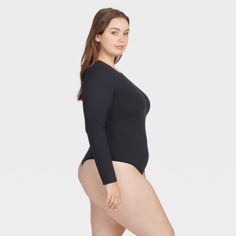 ASSETS by SPANX Women's Long Sleeve Thong Bodysuit, 4 of 7