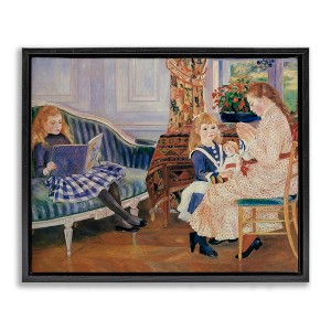 Stupell Industries Children's Afternoon at Wargemont Floating Frame Canvas Art - 1 of 4