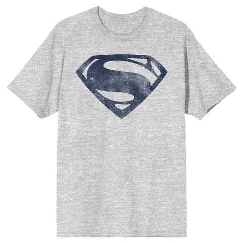 lilla overskud Sada Justice League Navy Superman Logo Men's Athletic Heather T-shirt-xl : Target
