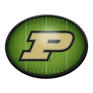College Football On the 50 Design Oval Slimline Lighted Wall Sign - 1 of 4