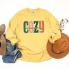 Simply Sage Market Women's Retro Cozy Season Colorful Long Sleeve Garment Dyed Tee - 3 of 4