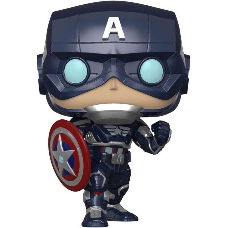Funko Pop! Marvel: Avengers Game - Captain America Stark Tech Suit #627 #47757, 2 of 4