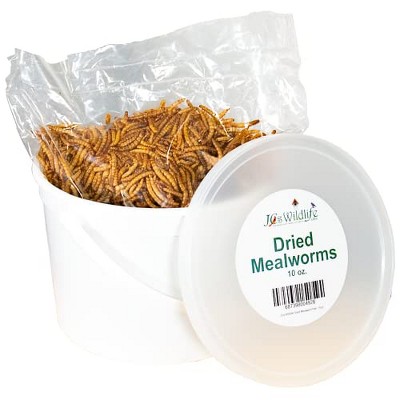 JCs Wildlife Dried Mealworm Pail - 10oz