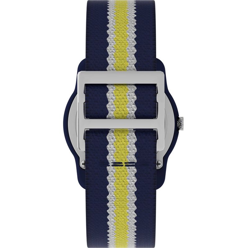 Kid&#39;s Timex Watch with Striped Strap - Navy Blue/Yellow TW7C058009J, 3 of 4