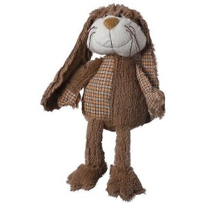 Multipet Plaidimal Plush Dog Toys with Soft Bodies and Plaid Patches, Rabbit - 1 of 1