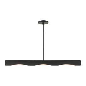 Livex Lighting Novato 3 - Light Chandelier in  Black - 1 of 2