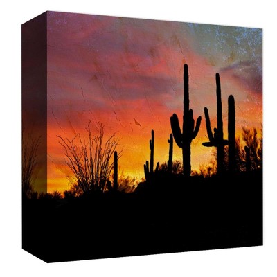 16" x 16" Dessert Sunset Decorative Wall Art - PTM Images