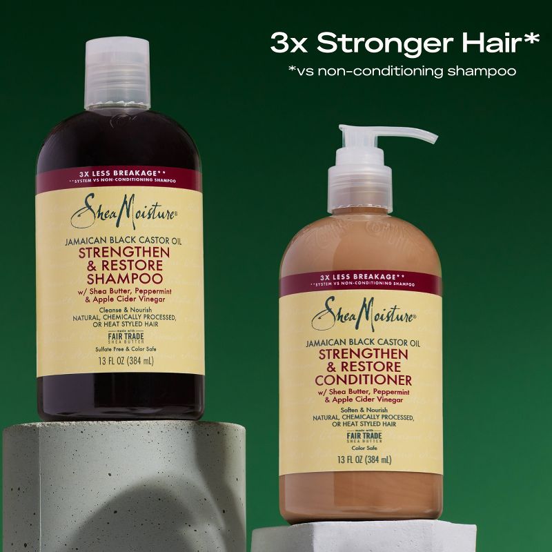 SheaMoisture Jamaican Black Castor Oil Strengthen & Restore Shampoo, 6 of 17