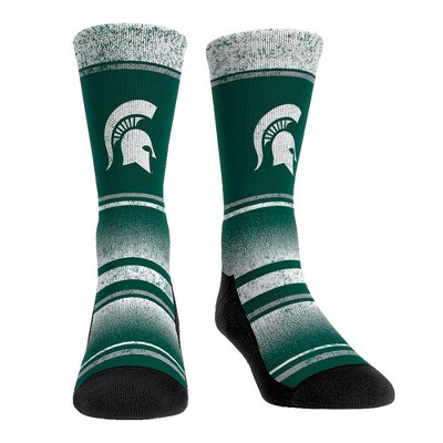 NCAA Michigan State Spartans Vintage Crew Socks - L/XL