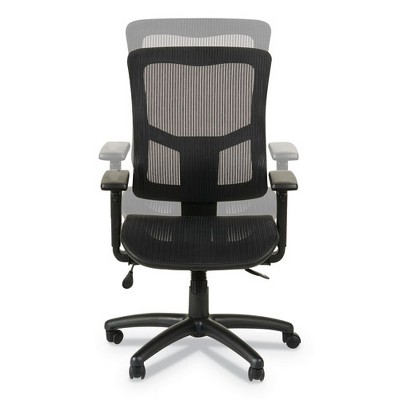 ErgoFlex Black Mesh Adjustable Executive Office Chair