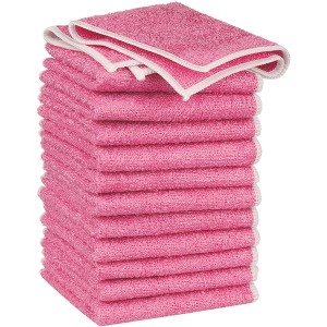Unique Bargains Super Absorbent Microfiber Kitchen Towel 12 Packs - 1 of 4